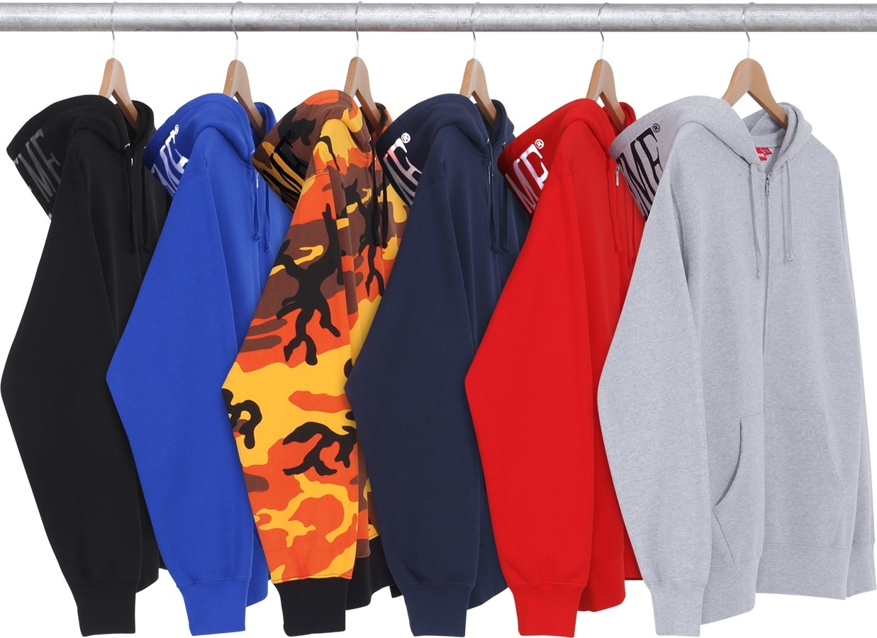 Hooded Foil Logo Zip Up